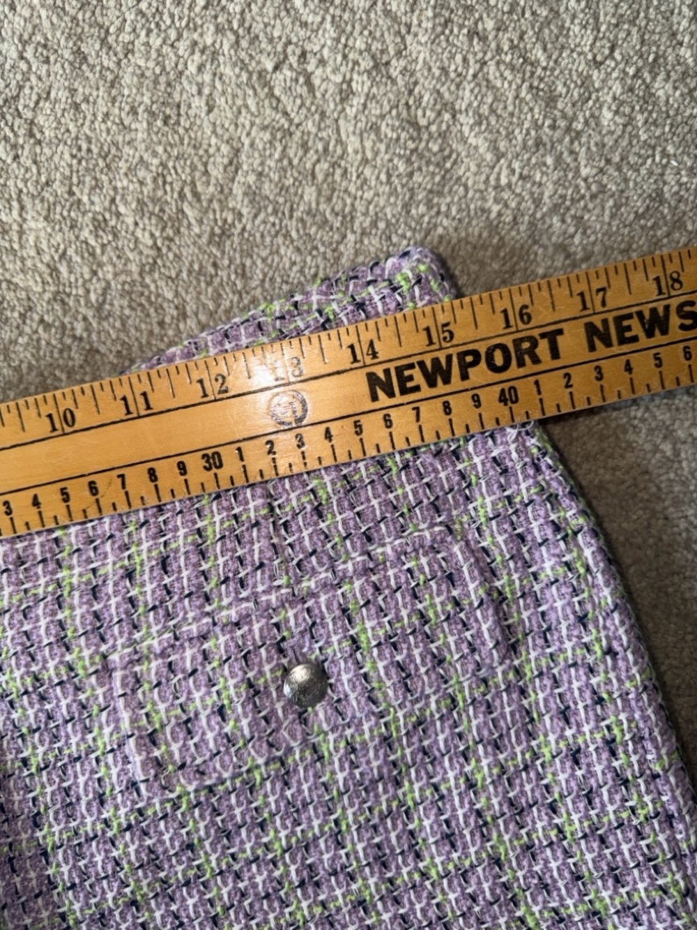 LOFT Purple Tweed Shorts Size 6 NEW NWT High Waisted Size 6 NWT - Picture 11 of 11
